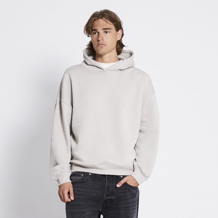 Heavy hoodie "Under" Light Beige